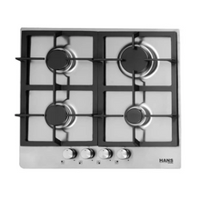HANS 6720-24 – 60cm Built-in Gas Cooktop in Stainless Steel | 4 Burners, Compact & Powerful