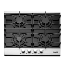 HANS 6220-19 – 90cm Built-in Gas Cooktop on Black Glass | 5 Burners, Sleek & Efficient