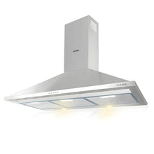 HANS Vento 90cm Pyramid Range Hood – 1000m³/hr Stainless Steel Wall-Mounted