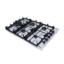 HPT905S | 90cm Built-In Gas Hob – 5 Burners with Stainless Steel Finish