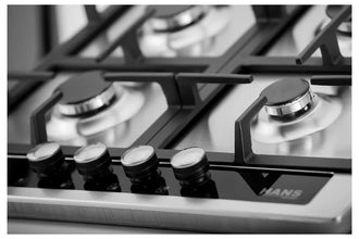 HANS 6721-24 – 60cm Built-in Gas Cooktop in Stainless Steel | 4 Burners, Compact & Reliable