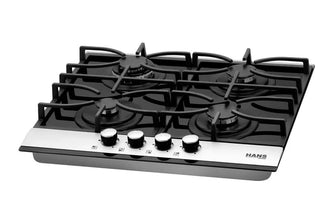 HANS 6220-19 – 90cm Built-in Gas Cooktop on Black Glass | 5 Burners, Sleek & Efficient